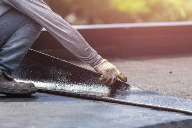 Professional Basement Waterproofing technician working in Shrewsbury, NJ